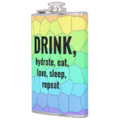 DRINK, 水分補給, 食事, 愛, 睡眠, 繰り返す フラスク (左)