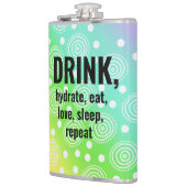 DRINK, 水分補給, 食事, 愛, 睡眠, 繰り返す フラスク (左)