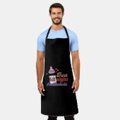 Drink all night エプロン (着用した状態)