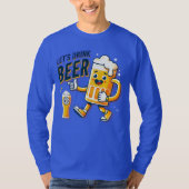 DRINK BEER DESIGN Tシャツ (正面)
