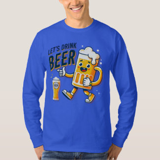 DRINK BEER DESIGN Tシャツ
