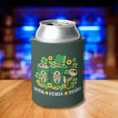 Drink Drank Drunk Funny St Patrick's Day Beer 缶クーラー