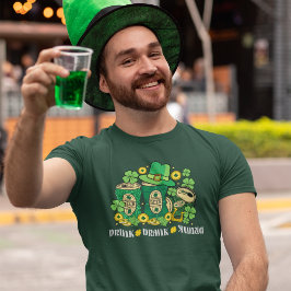 Drink Drank Drunk Funny St Patrick's Day Beer Tシャツ