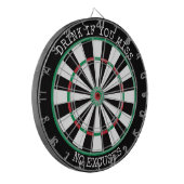 Drink If You Miss – No Excuses Dartboard ダーツボード (正面左)