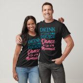 Drink like a pirate dance like a mermaid summer tシャツ (ユニセックス)