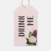 "Drink Me" 不思議の国のアリス ティータグ ギフトタグ (裏面)