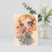 Drink Me - Alice in Wonderland by Natasha Wescoat ポストカード (スタンド正面)