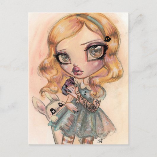 Drink Me - Alice in Wonderland by Natasha Wescoat ポストカード (正面)