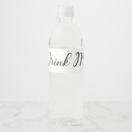 Drink Me Water Bottle Label - Alice in Wonderland ペットボトルラベル