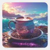 DRINK OF THE GODS - COCOA スクエアシール (正面)