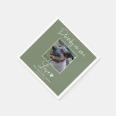 Drink On Me Pet Photography 結婚's スタンダードカクテルナプキン (角)