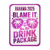 Drink Package Cruise Ship Stateroom Magnet マグネット (縦)