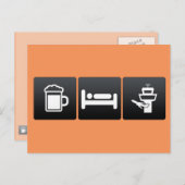 Drink, Sleep and Air Traffic Controls ポストカード (正面/裏面)