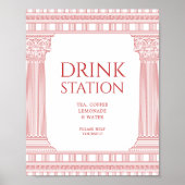 Drink Station poster for goddess party ポスター (正面)