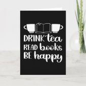 Drink Tea Book 読 Be Happy カード (正面)