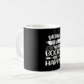 Drink Tea Book 読 Be Happy コーヒーマグカップ (正面左)