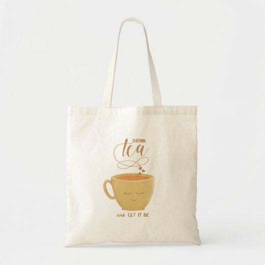 Drink Tea & Let It Be - トートバッグ (正面)