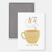 Drink Tea & Let It Be-Magnet マグネット (正面/裏面)