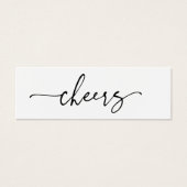 Drink Ticket Wedding Reception Bar Token Card B613 (正面)