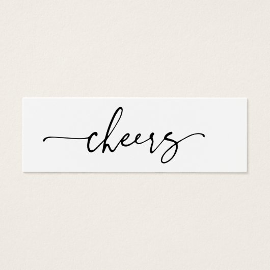 Drink Ticket Wedding Reception Bar Token Card B613 (正面)