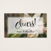 Drink Tickets | 林檎の花の写真入りスクリプト (裏面)