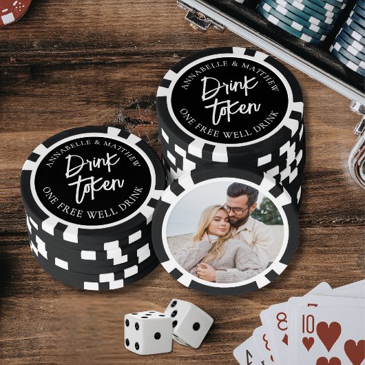 Drink Token ウェディングフォト ポーカーチップ