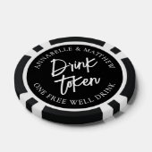 Drink Token Wedding Photo ポーカーチップ (シングル)