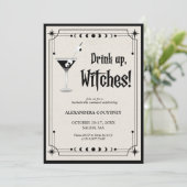 Drink Up Witches ハロウィン・バチェラー・パーティー  招待状 (スタンド正面)