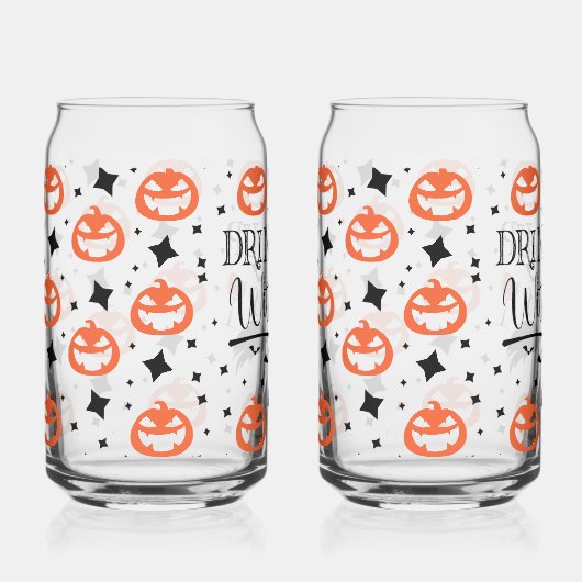 Drink Up Witches Halloween ガラス缶 (正面)