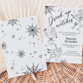 Drink Up Witches Halloween Party Invitation 招待状