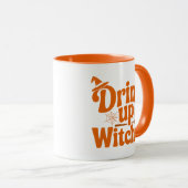 Drink Up Witches Retro Halloween マグカップ (正面右)