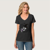 Drink Up Witches  Witch Hat Drinking Skull Hallowe Tシャツ (正面フル)