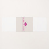 Drink Wine Feel Zen ヨガマット (裏面(横))