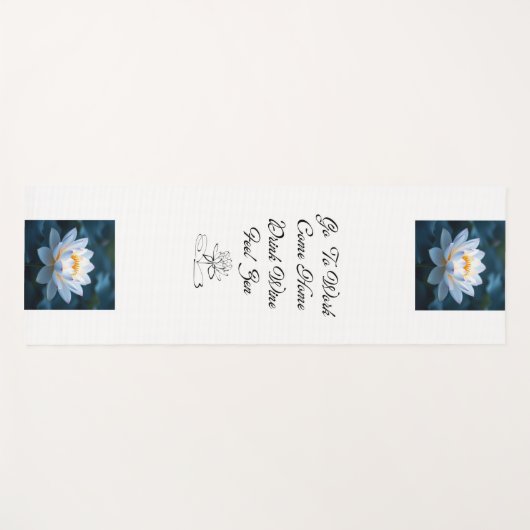 Drink Wine Feel Zen ヨガマット (正面(横))