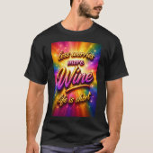 Drink Wine Tシャツ (正面)