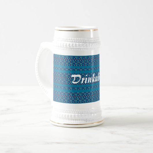 Drinkabilityステイン ビールジョッキ (正面左)