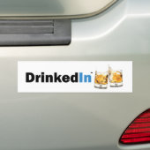 DrinkedInのバンパーの棒 バンパーステッカー (車上)