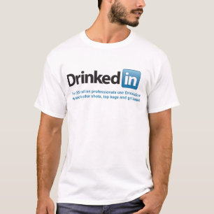 DrinkedInのTシャツ Tシャツ