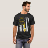 Drinkers 365 Craft Beer American Flag USA Tシャツ (正面フル)