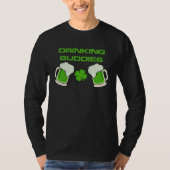 Drinking Buddies Parade Day St Patricks Day Tシャツ (正面)