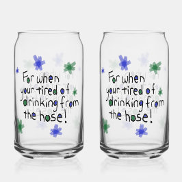 Drinking From Hose Glass ガラス缶