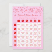 Drinking Game for Hen Party, Bachelorette Game 招待状 (正面)