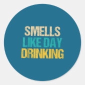 Drinking Like Drinking Smells Day ラウンドシール (正面)