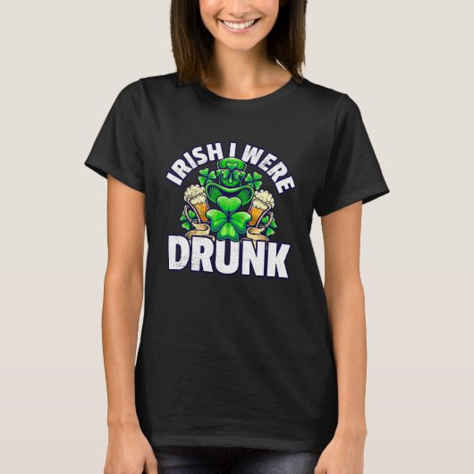 Drinking Saying St Patricks Day Beer Tシャツ (正面)