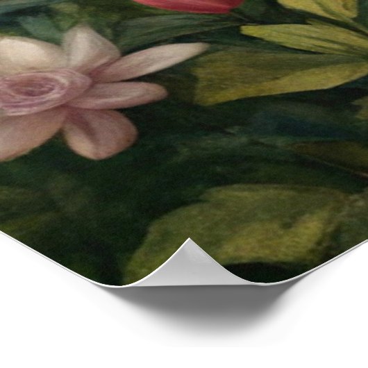 Drinking Tea in Garden ポスター (角)