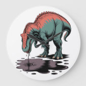 Drinking too much ラージ壁時計 (正面)