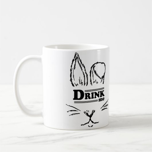 DrinkMe [読書が好きなビット]マグ コーヒーマグカップ (左)
