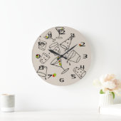 Drinks Acrylic Clock ラージ壁時計 (ホーム)