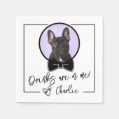 Drinks are on me Dog Wedding スタンダードカクテルナプキン (正面)