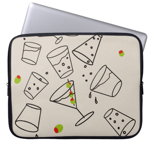 Drinks Laptop Sleeve Case ラップトップスリーブ (正面)